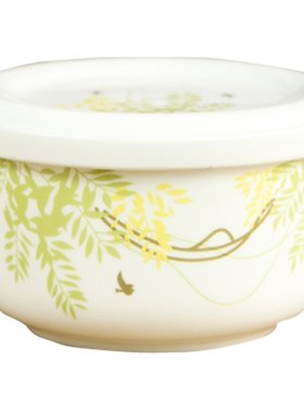 简奥唐山骨质瓷田园风格盖碗蒸碗