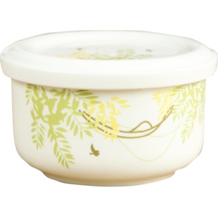 带盖陶瓷碗饭盒宝宝蒸蛋碗专用蒸碗有盖餐盒咸菜小碗蒸蛋羹保鲜碗