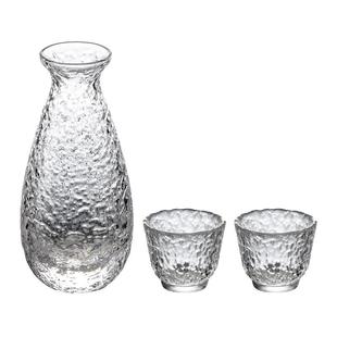 日式小酒杯套装酒杯清酒酒具酒壶喝酒杯果酒杯白酒家用分酒器玻璃