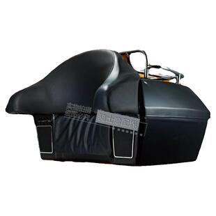 适用光阳KYMCO赛艇CT250/300踏板摩托车尾箱皮软靠背48L大后备箱