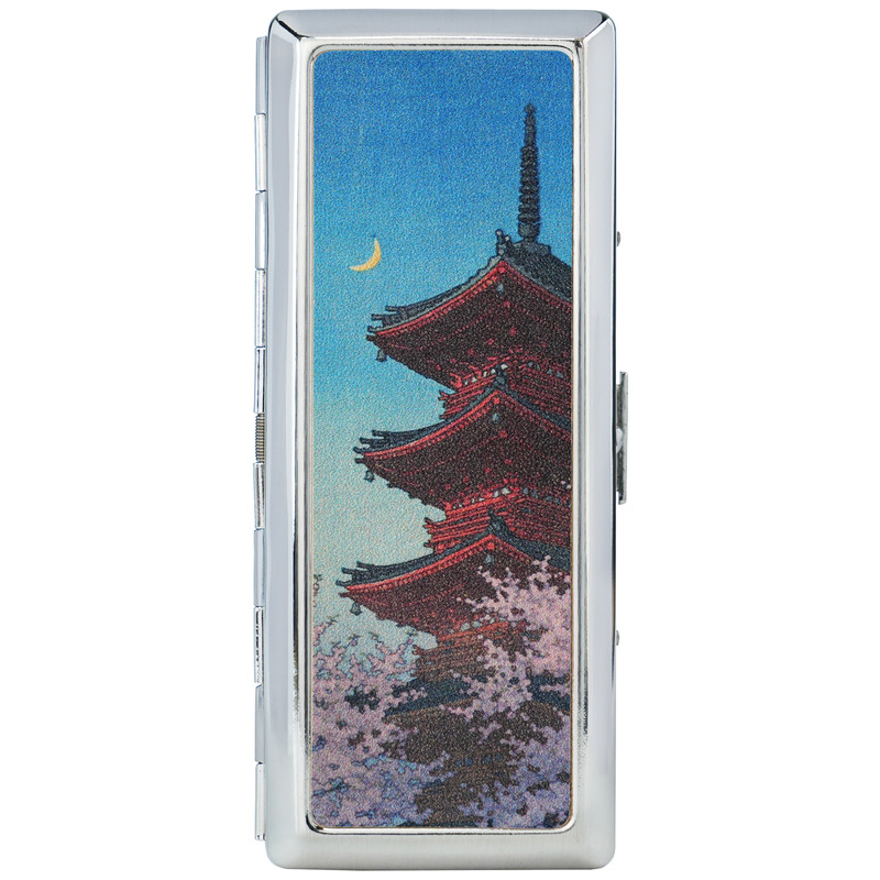 王子真皮烟盒日本浮世绘创意