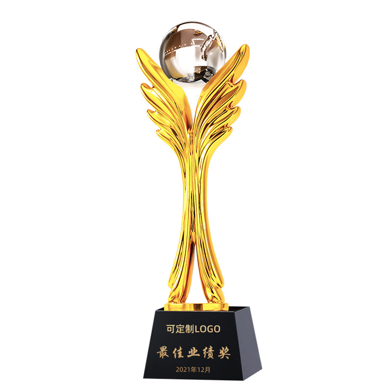 水晶奖杯定制免费刻字免费设计