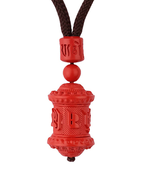 朱砂六字真言吊坠女款高级感项链