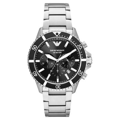 阿玛尼手表男黑水鬼运动男士手表