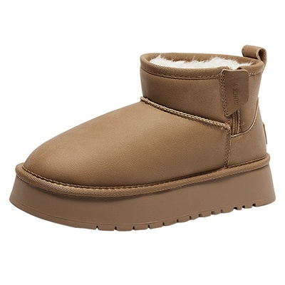 森达雪地靴女2024年冬季