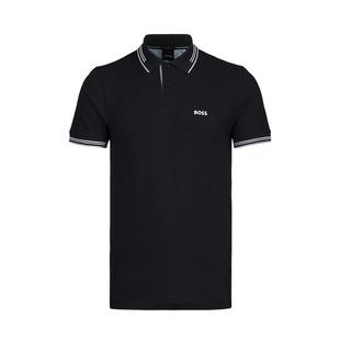 【自营】Hugo Boss夏季新款男装时尚短袖男士气质翻领POLO衫
