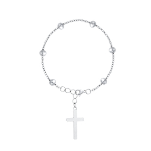 欧美冷淡风十字架三层手链男女欧美ins潮小众设计感手串个性手饰