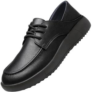 强人3515女鞋春季系带女士单鞋妈妈鞋真皮舒适小皮鞋平底鞋子2025