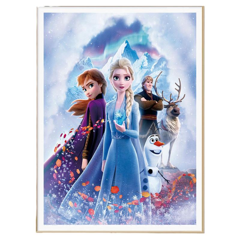 冰雪奇缘钻石画方钻满贴钻十字绣