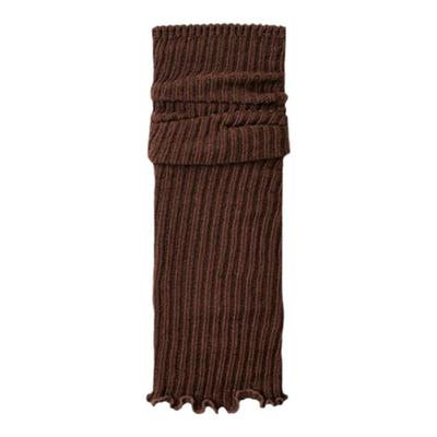 咖啡色系小腿堆堆袜套