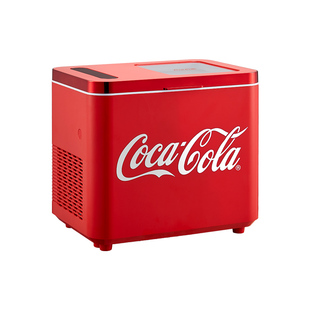 可口可乐制冰机小型家用办公室冰块制冰机新款全自动迷你子弹冰块