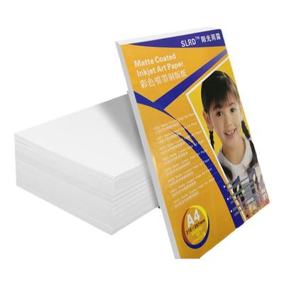 双面高光铜版纸a4相纸100g120g140克160克彩色喷墨打印薄款铜板纸