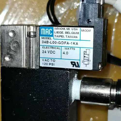 询价-MAC电磁阀34B-L00-GDFA-1KA，24VDC，功