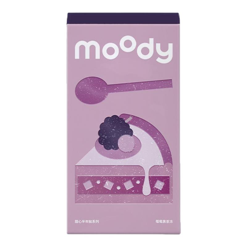 moody美瞳半年抛1片彩色隐形眼镜蜡笔小新联名自然扩瞳奶茶合集