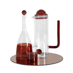 现代轻奢水晶玻璃酒杯分酒器红酒瓶洋酒瓶摆设样板房酒具装饰摆件