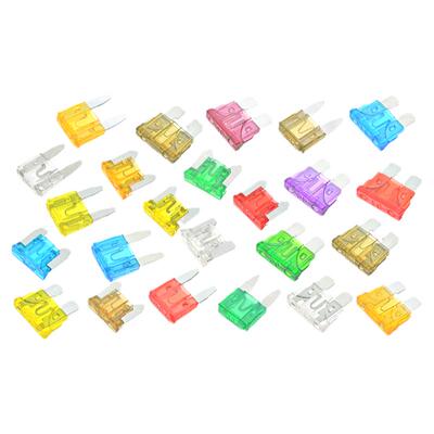 汽车保险管氙气灯保险丝中号小号迷你插片20A 5A 15A 10A 35A 40A