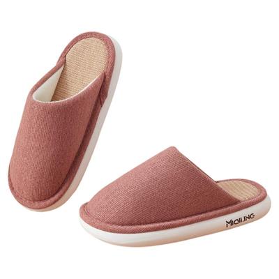 亚麻拖鞋男士2025新款棉麻布拖鞋