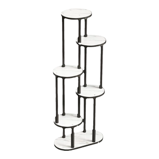 高端客厅花架子落地式阳台架子置物架多肉兰花专用架盆景摆放架