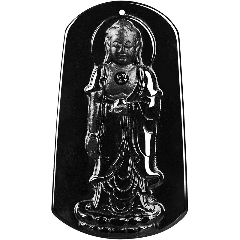 翠莹福天然翡翠冰种挂件