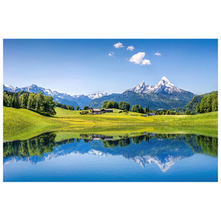 大自然山水风景海报墙贴画森林草原大海沙滩壁纸卧室客厅背景装饰