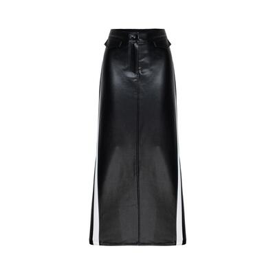 HPLY荷比俪22夏新款女复古廓形宽腰封泡泡袖连衣裙HMC28750261-1