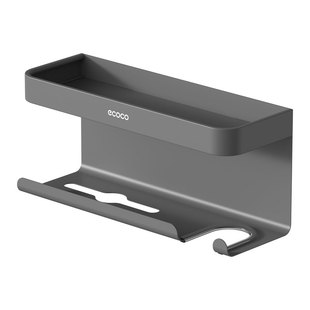 ecoco吹风机支架免打孔壁挂式电吹风机置物架子挂架风筒收纳神器