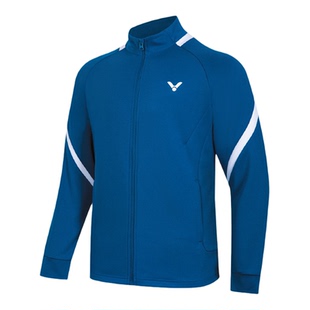 VICTOR威克多胜利羽毛球训练服外套男女款针织运动拉链开衫60604