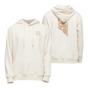 【官方正版】拜仁足球俱乐部|卡其加绒卫衣连帽宽松秋冬上衣球迷