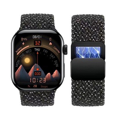 适用华强北CD20MAX手表编织表带