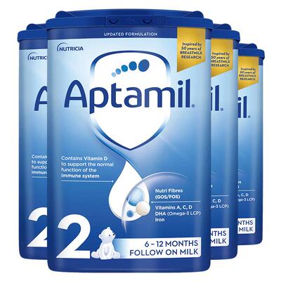 英国直邮爱他美2段6-12月奶粉