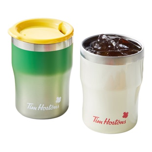 Tims风暴桌面杯320ml咖啡杯早餐杯子办公室不锈钢马克杯女生杯子