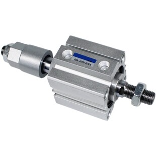 小型可调行程外牙薄型气缸SDAJ12/16/20/25/32/40/50/63-带磁-S-B