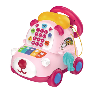 2024新款早教启蒙多功能电话车