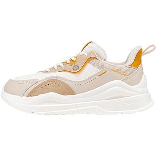 361女鞋冬季皮面休闲鞋子加绒保暖运动鞋女361度官方旗舰店老爹鞋