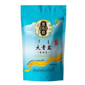 内蒙古大青盐加碘/无碘食用湖盐0添加抗结剂320g*8袋