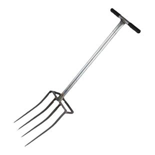 升级加厚钢叉翻地松土神器农用犁园林翻土器手动工具大全开荒挖地