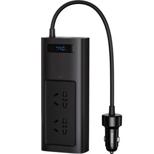 倍思车载逆变器大功率12v转220v汽车电源点烟器转换插头快充电器