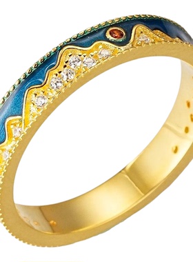 敦煌研究院敦煌层峦沙岭戒指