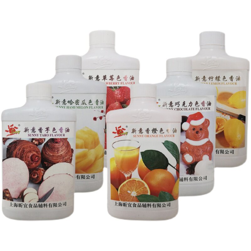 新意色香油500g草莓哈密瓜香芋巧克力柠檬香橙味水溶性食用色素