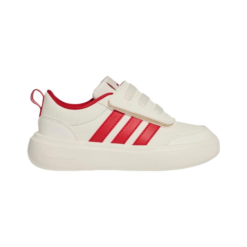 【自营】adidas阿迪达斯小童鞋PARK ST AC C运动白鞋休闲鞋KI4108