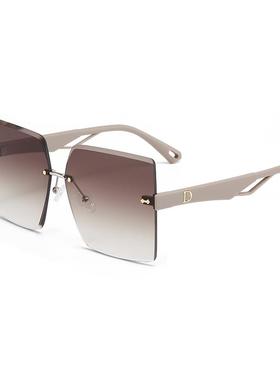 茶色墨镜女2025年新款高级感ins