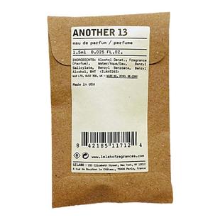 Another 13法国原装Q版长管正品男士女士浓香EDP别样13号香水小样