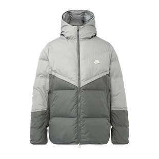 Nike耐克STORM-FIT拼接男运动防风保暖连帽羽绒服外套DV1132-077