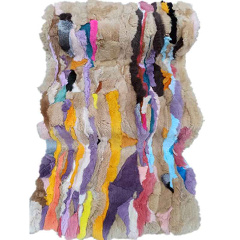 特价獭兔皮整张褥子獭兔毛坐垫皮草服装原料皮毛一体DIY手工制作