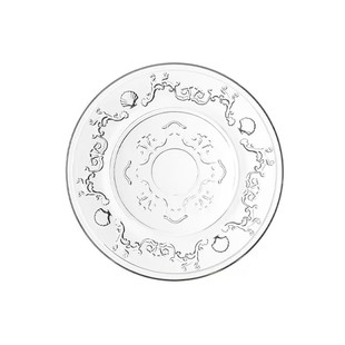 法国进口La Rochere盘子家用玻璃餐盘水果沙拉碗下午茶套装点心盘