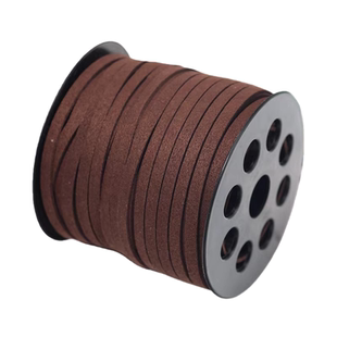 diy手工皮绳韩国绒鹿皮绳双面绒仿牛皮绳子5mm毫米宽度45米1卷