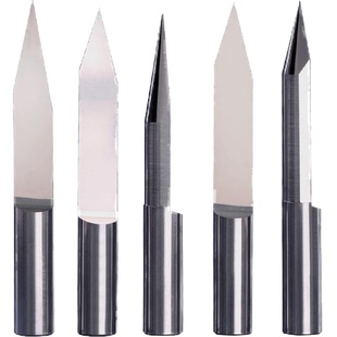 威特5A钨钢3.175平底尖刀亚克力雕刻锥度尖刀雕刻刀具雕刻机刀头