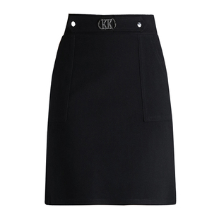 毛呢裙女秋冬季高腰a字裙2025新款韩版显瘦包臀一步裙短款半身裙