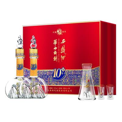 华山论剑10年绵柔凤香型西凤酒