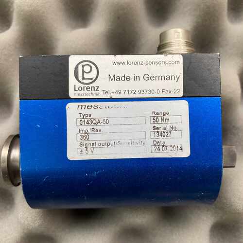 议价梅斯泰克LORENZ扭力矩感测器 洛伦兹0143QA-50-160-500牛米Nm